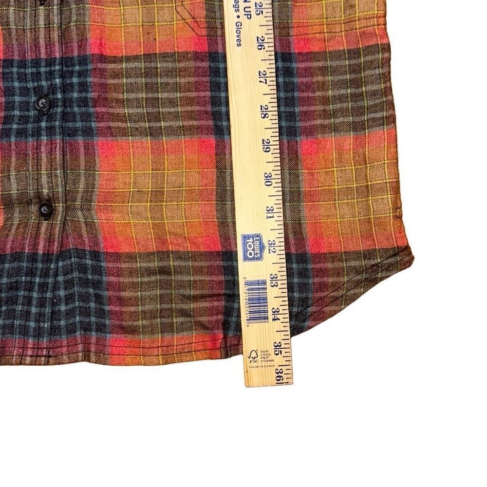 NWT Toad & Co W’s Re-Form Flannel Shirtdress
Sz S in Cedar Ombré - Picture 10 of 14
